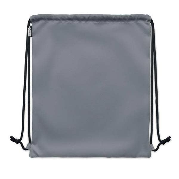 MidOcean Night Large RPET Drawstring Bag - Grey - 