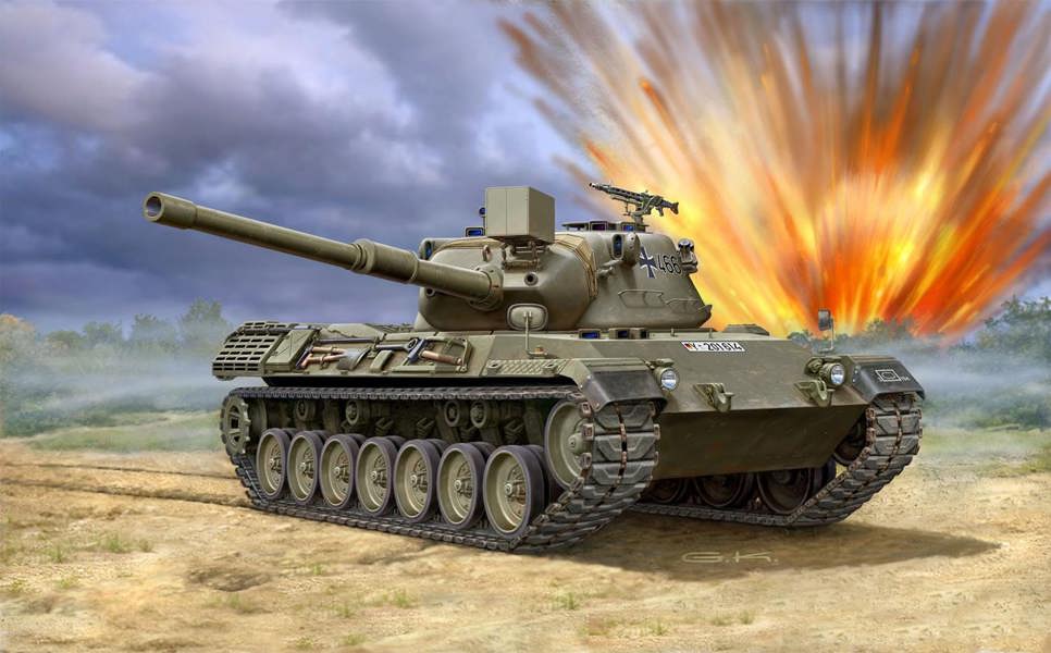 Revell German Leopard 1 Model Set (1:35 Scale)