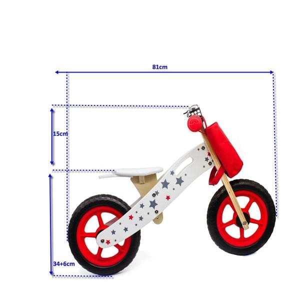 HYGRAD BUILT TO SURVIVE Wooden Balance Bike for Kids with Bell – Lightweight Training Bike | HYGRAD®