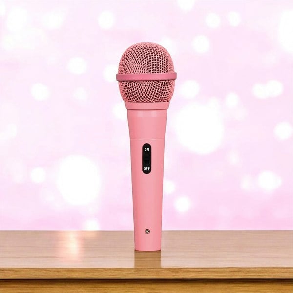 Mr Entertainer Soundlab Dynamic Vocal Microphone With Lead in Pink