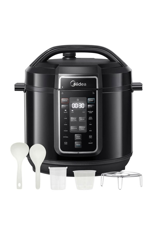 Living and Home 7.6L Midea Electric Pressure Cooker Yogurt Maker Rice Cooker with 12 presets