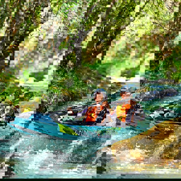 Aqua Marina Steam 412 Drop-Stitch Floor Inflatable Kayak Package