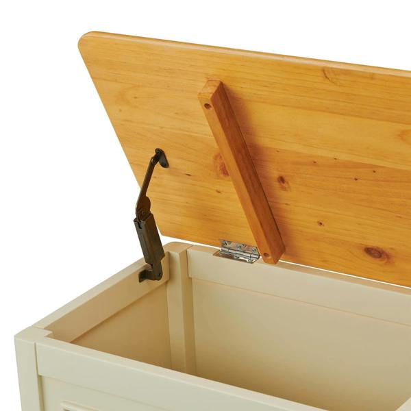 Statement Furniture Juliette Large Wooden Blanket Box with 3 Compartments