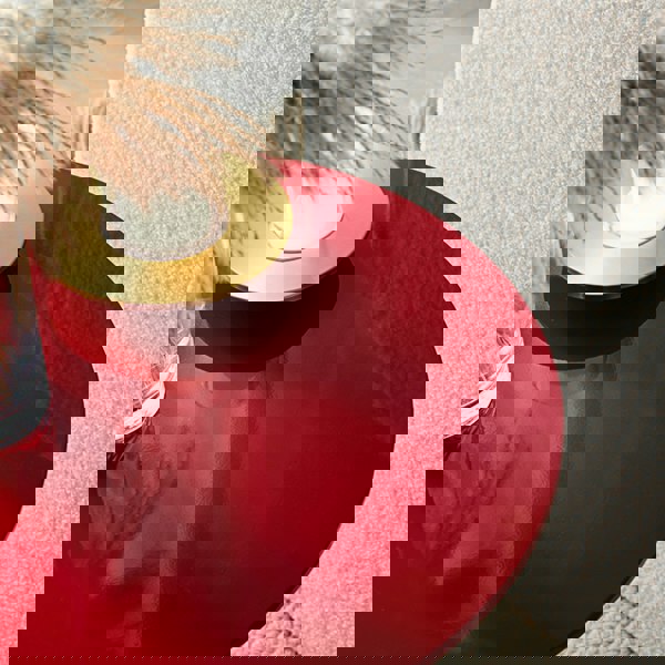 Melpomene Round Side Table, Red-Weilai Concept-Weilai Concept