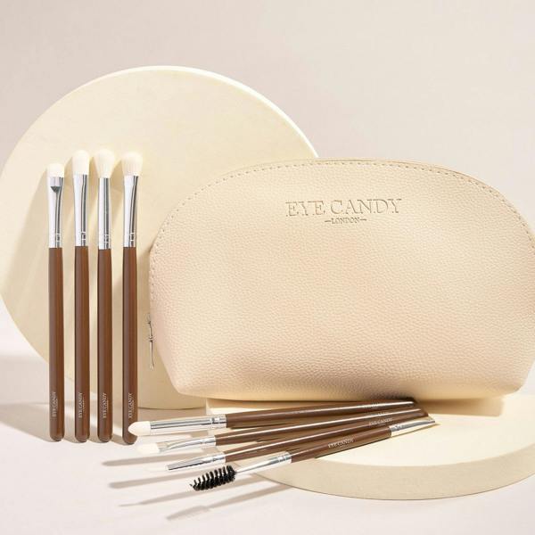 Eye Candy Ultimate Eye Brush Set & Makeup Bag