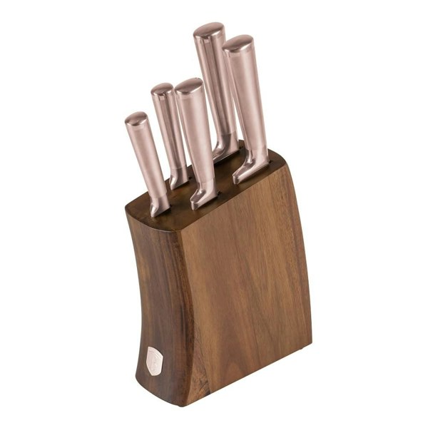 6 pcs knife set with acacia wood stand Berlinger Haus BH3126