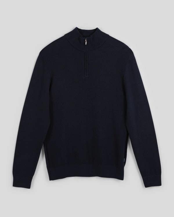 Steel & Jelly Knitted 1/4 Zip Jumper
