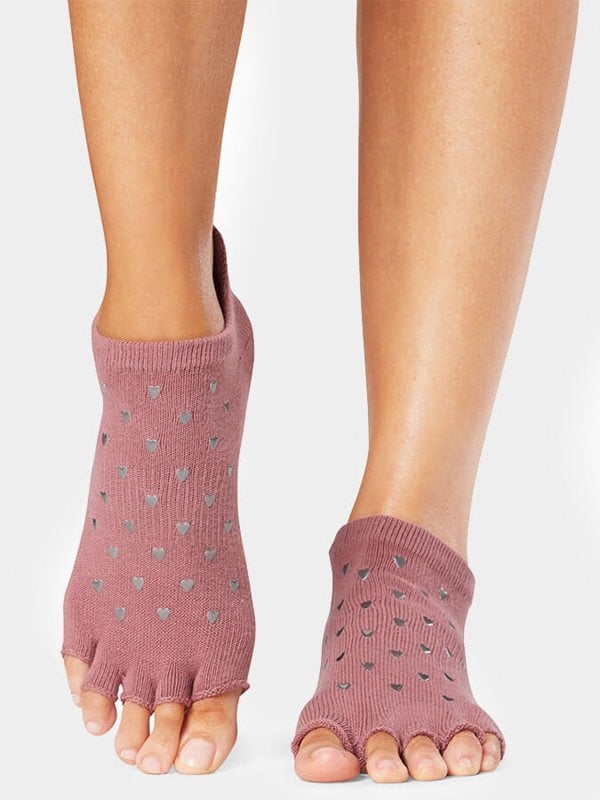 ToeSox Low Rise Half Toe Women's Yoga Grip Socks