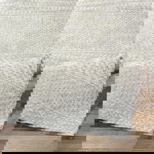 Livabliss Monaco-Geometric Grey Ivory Rug