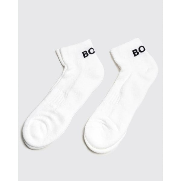 BOSS Orange AS Sport 2 Pack Mens Trainer Socks NOS - White 100