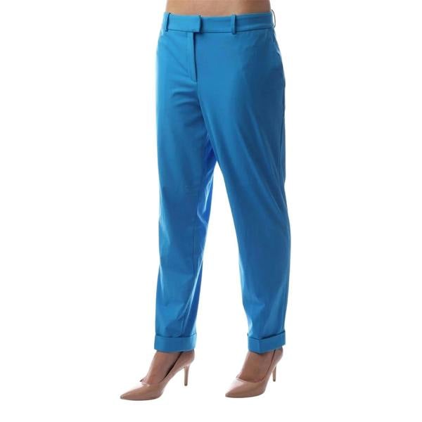 Boss Womens/Ladies Plain Straight Chinos - Bright Blue - 