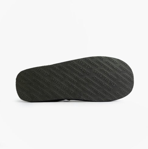 Shepherd ANTON Mens Slippers Matt Black