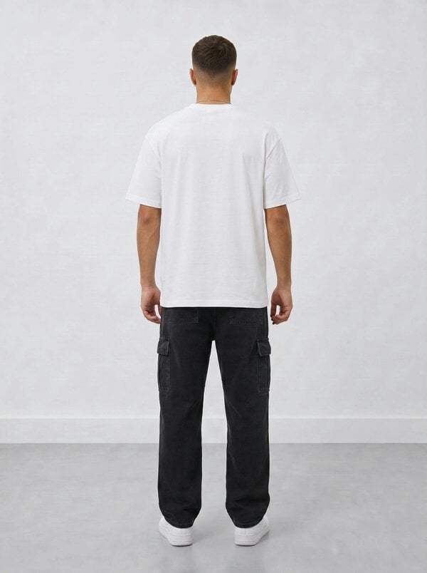 London Attitude Original Creators Premium Organic Cotton T-Shirt with Vintage Yellow Logo