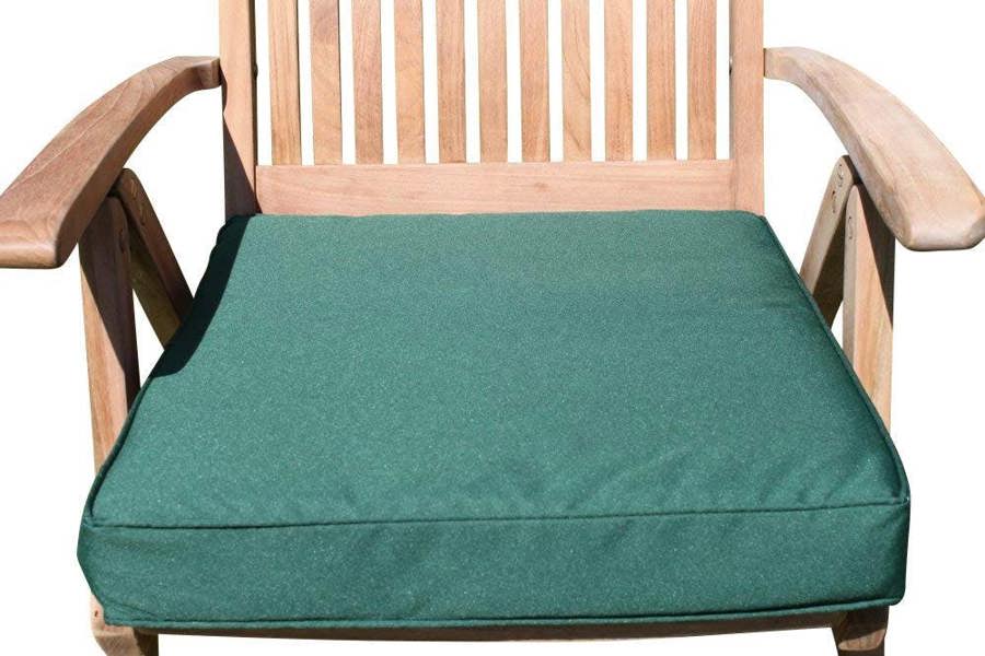 The Garden Marketplace Armchair Pad for Large Garden Chair, Thick 7cm Seat Cushion with Zipped Washable Cover, Fade-Resistant 180g Polyester