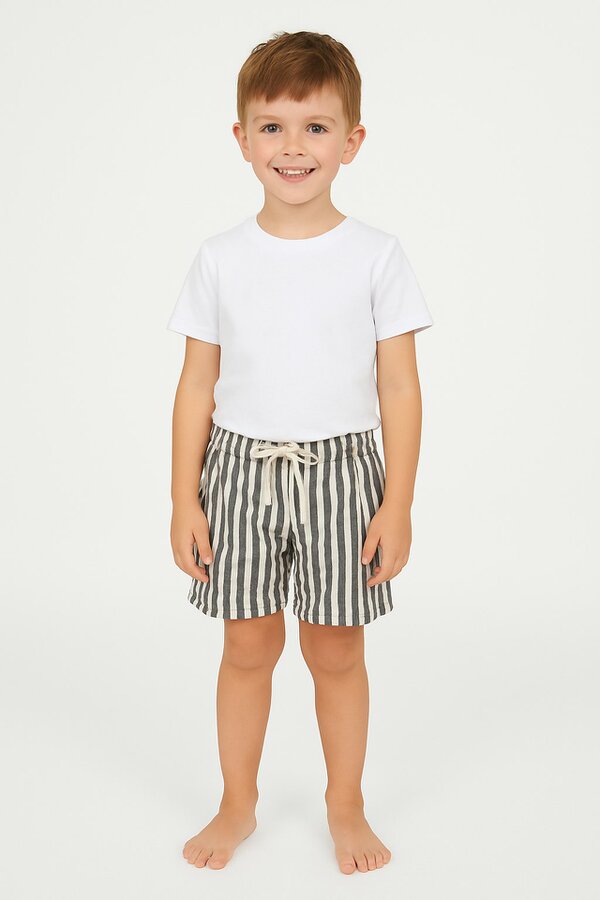 BALOU Summer Striped Shorts