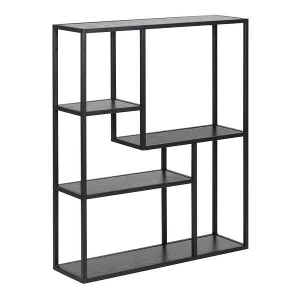 Wyld Haus El Paso Black Metal Wall Shelf 3 Shelves