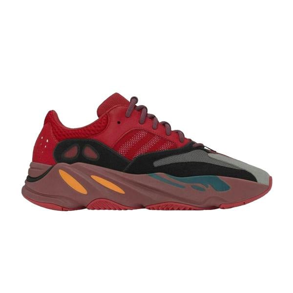 Yeezy Childrens/Kids Boost 700 Leather Trainers - Red - 