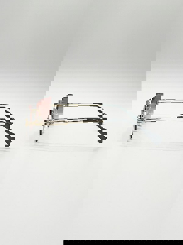 SVNX Frameless Rectangle Sunglasses in Brown