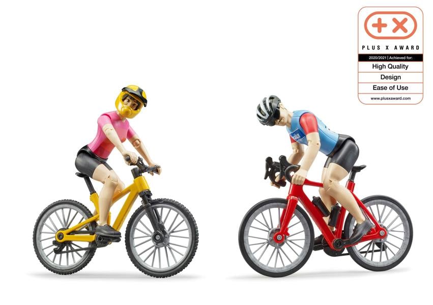 Bruder bworld Road bike with cyclist Vehicle Playset