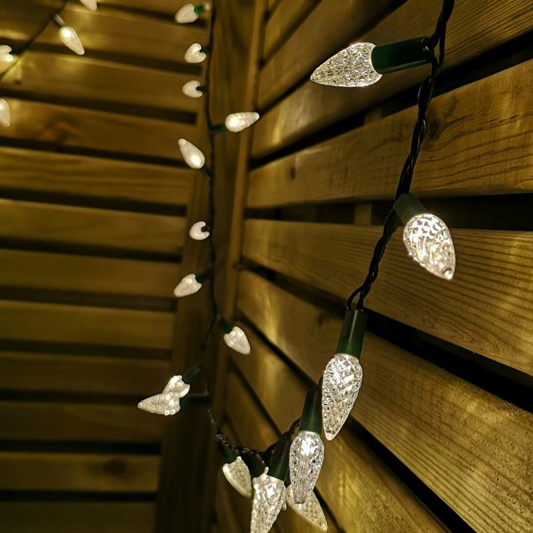 Samuel Alexander 7.5m 150 LED Multi-action Pine Cone Christmas Lights in Warm White