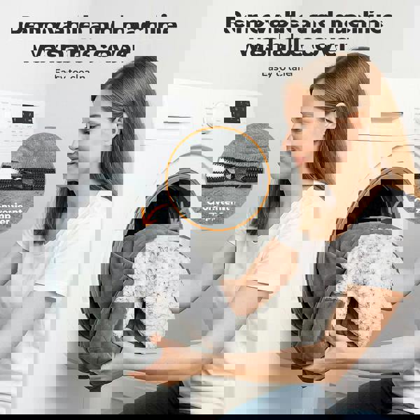 Skylos Orthopedic Pet Bed Dog Memory Foam Cushion Calming Washable Extra Large