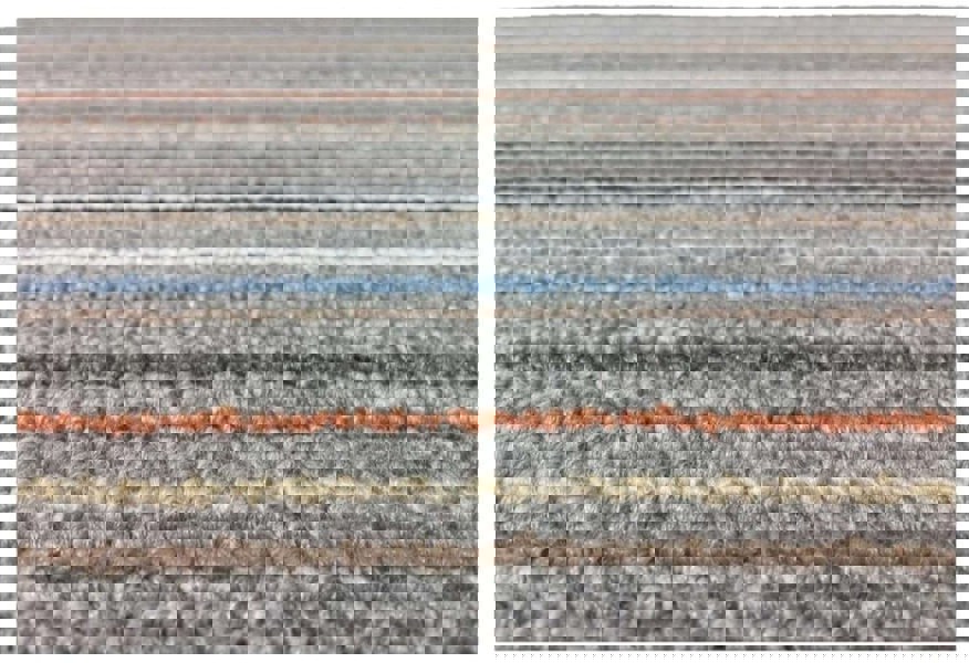 Stockholm Grey/Clay Washable Mat | Durable Rugs Collection