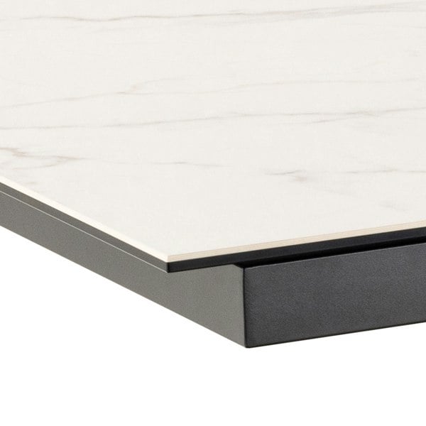 Furniture To Go Heaven Extendable Dining Table with Ceramic White Top 200cm