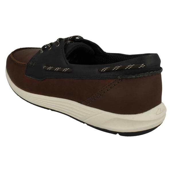Clarks Mens Clarks Innovative Rock Soled Lace Up Deck Shoes ATL Sail Go