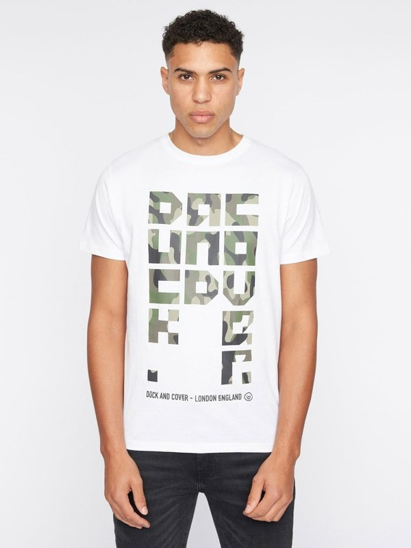 Duck and Cover Camotown T-Shirt - White