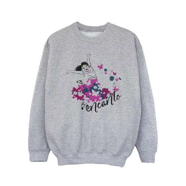 Disney Girls Encanto Mirabel Flower Sweatshirt - Sports Grey