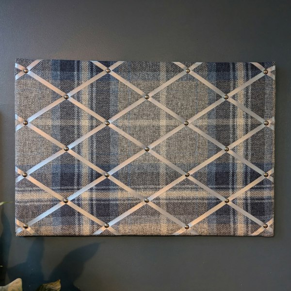 Made in the Mill Notice Board - Border with Grey Ribbon