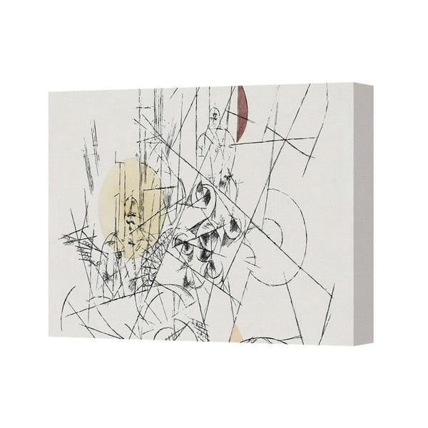 Benjamin Tate Design Abstract Line Art Canvas Print 3152 Modern Wall Artwork