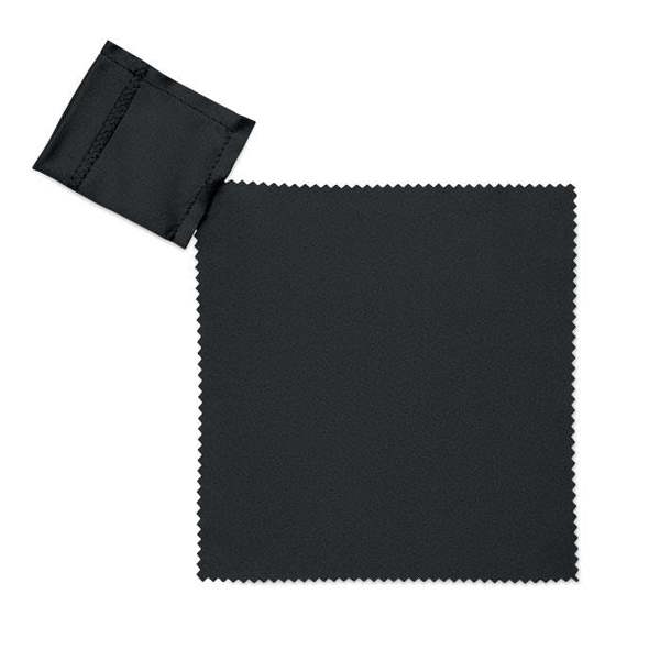 MidOcean Clear RPET Cleaning Cloth - Black - 
