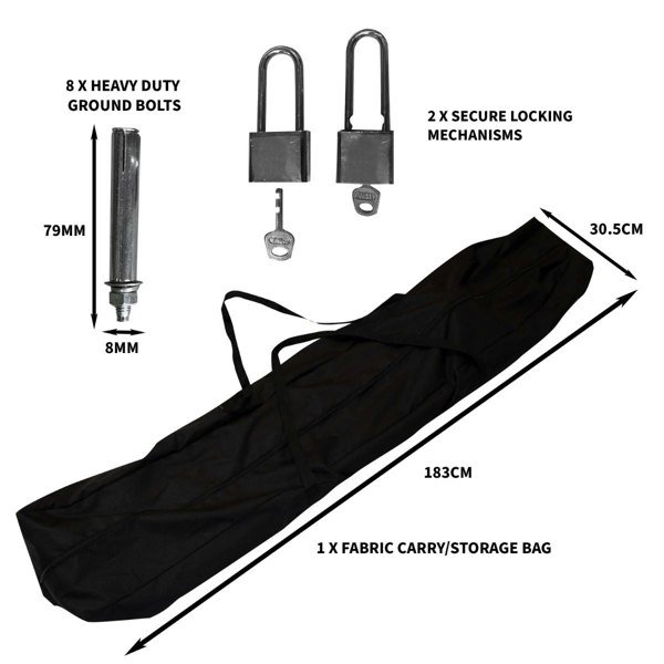 Monstershop Large Motorbike Tent