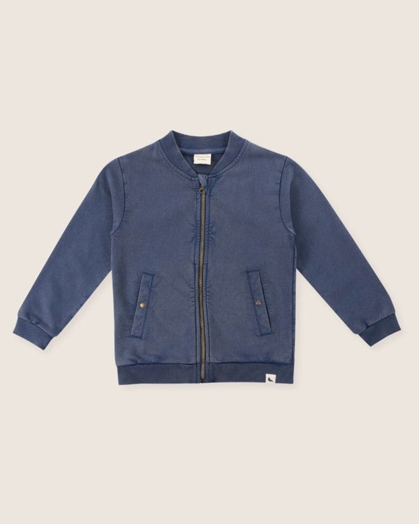 Blue Lucky Slogan Embroidered Jacket - image 2