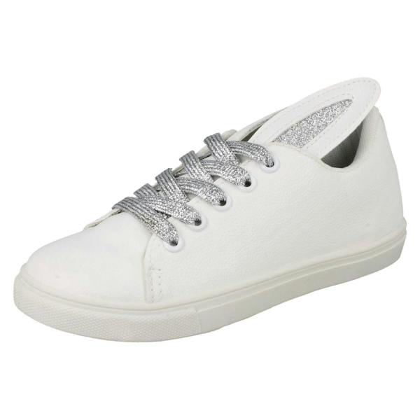 Spot On Girls Spot On Lace Up Bunny Ear Pumps