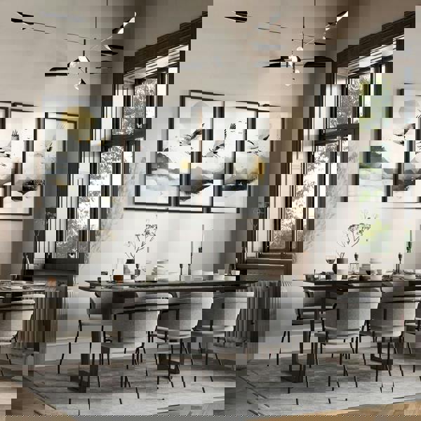 Art For Huge Wall | Set of 3 Asian Inspired Wall art Prints