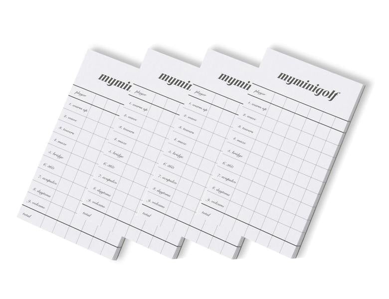 MyMiniGolf My Mini Golf Set Score Pads - Crazy Golf