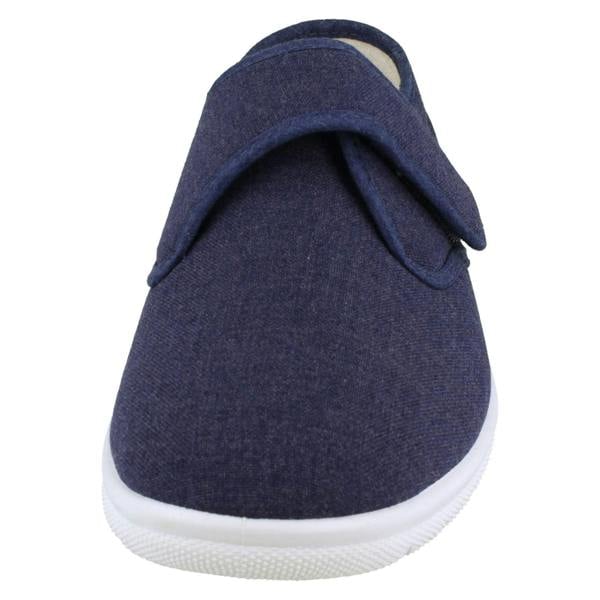 DB Shoes Mens DB Shoes Casual Wide Fit Canvas Shoes CANNOCK