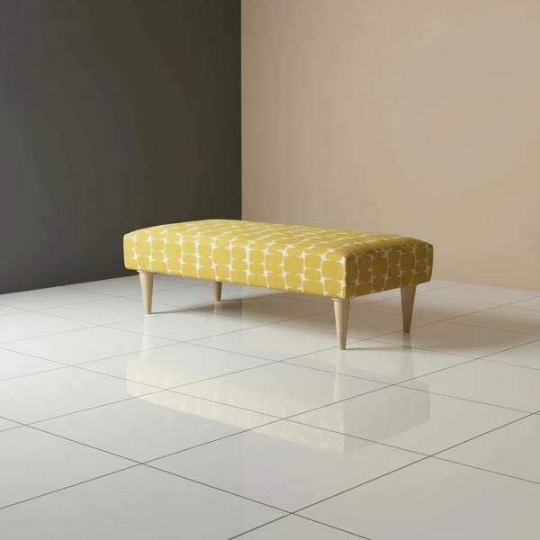 Luxury Hand - stitched Detail Seating Ottoman Bench – Multi - Functional Coffee Table - ISTOOLS