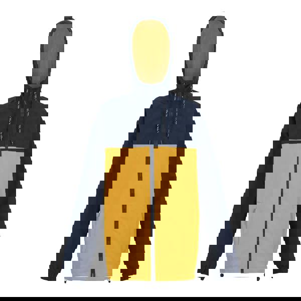 Regatta Mens Belcastel Waterproof Jacket - Navy/Mustard