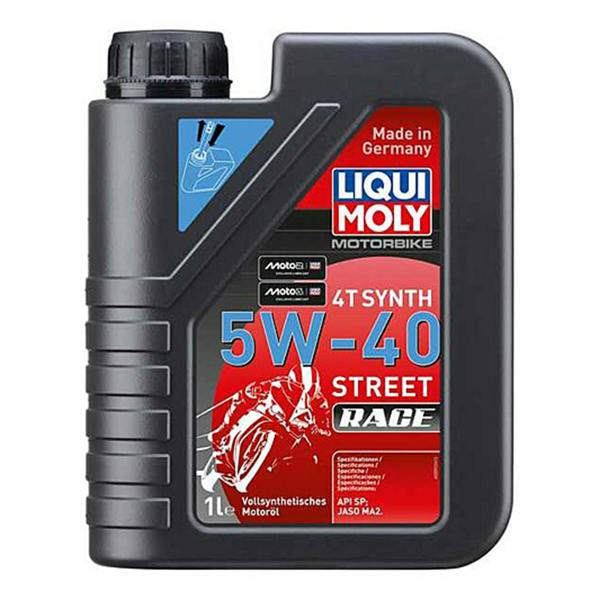 Liqui Moly 5w40  Fully Synthetic Motorbike 4T Street Race Engine Oil API SP 1L