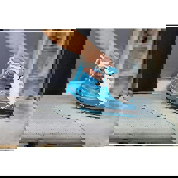 Russell Hobbs 25580 My Iron Steam Iron 1800W, 0.26L Water Tank - Blue and White