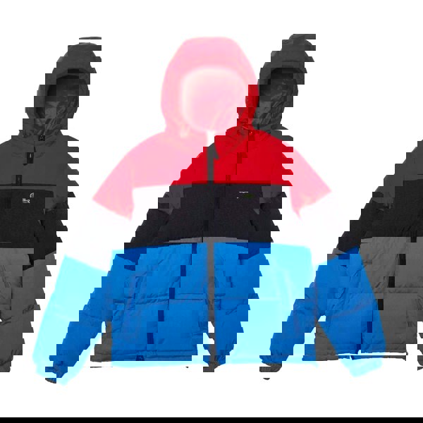 Lacoste Mens Duck Feather Water Repellent Puffer Jacket - Red