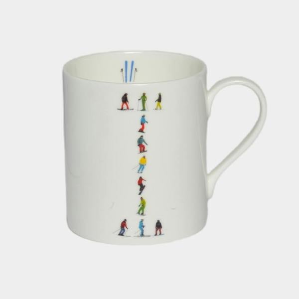 Powderhound Alphabet Ski Mug I