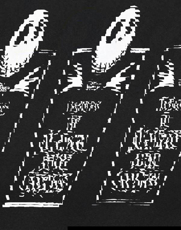 Disney The Nightmare Before Christmas Boys Black Coffin Short Sleeved T-Shirt