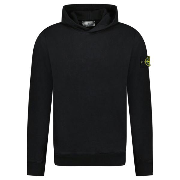 Stone Island 'Old Effect' Cotton Hoodie Black - chancefashionco