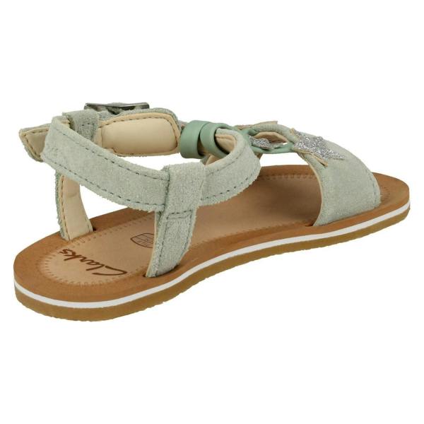 Clarks Girls Clarks Star Detailed Strappy Sandals Finch Summer T