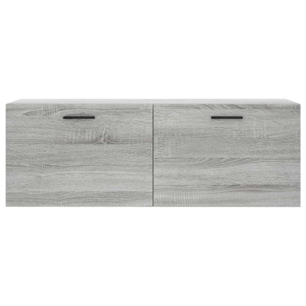 Berkfield Wall Cabinet Grey Sonoma 100x36.5x35 cm Engineered Wood