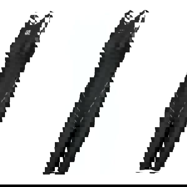 Arena Powerskin ST NEXT black wet swimsuit with silver trim and logo